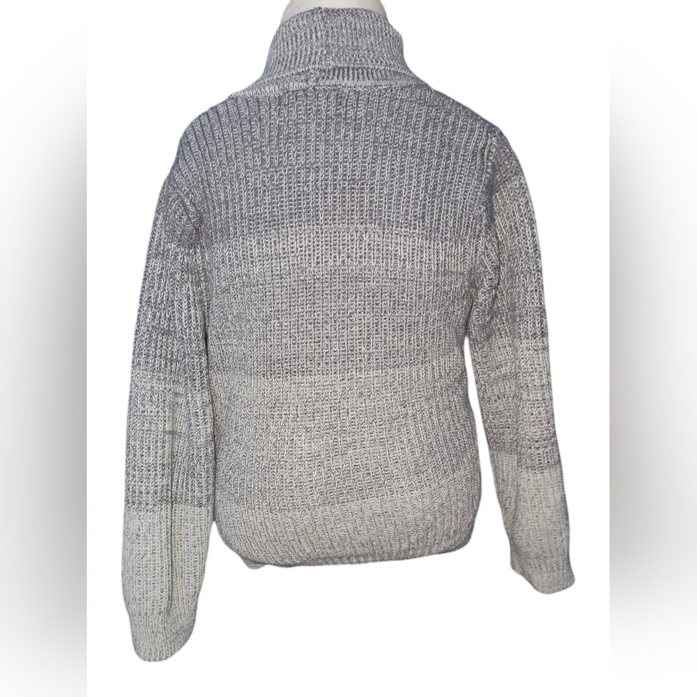 Appaman Toddler Boys Gray Ombre Knit Cardigan Sweater Cotton Sz 3T - Picture 8 of 10